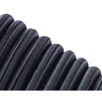 6mm elastiek in de kleur Zwart