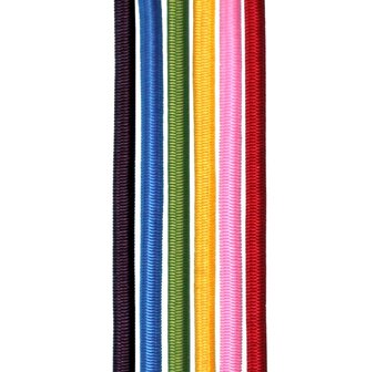 100 meter Elastisch Touw - 4 mm - Rood - elastiek op rol