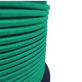 100 meter Elastisch Touw - 4 mm - Groen - elastiek op rol