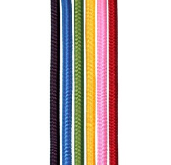 100 meter Elastisch Touw - 4 mm - Grijs - elastiek op rol