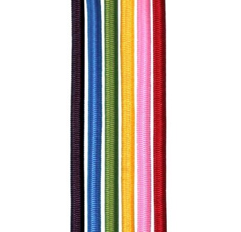 100 meter Elastisch Touw - 4 mm - Bordeaux rood - elastiek op rol