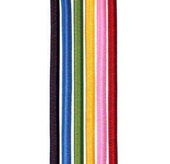 100 meter Elastisch Touw - 3 mm - Grijs - elastiek op rol