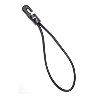Lus met kunststof haak - 35cm - Zwart