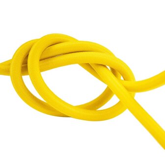 4 mm Elastisch Touw &ndash; Geel &ndash; 100 Meter op Rol
