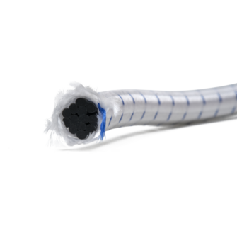 Elastisch Touw - 12mm - zwart - Per meter
