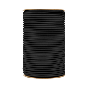Elastisch Touw - 12mm - zwart - Per meter