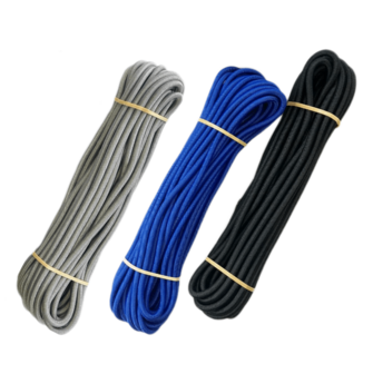 Elastisch Touw - 12mm - zwart - Per meter