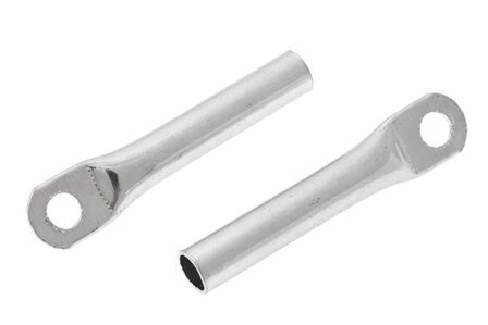 Snelbinder op maat  - metalen uiteinde met oog