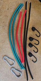 Snelbinder op maat gemaakt -  inclusief haken