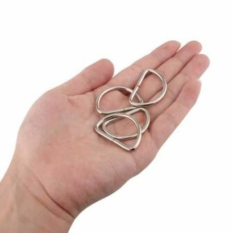 D ring - 26mm - metaal