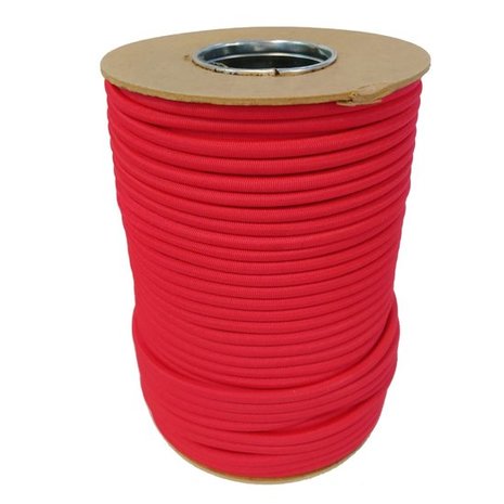 Elastisch Touw - Rood - 8mm - elastiek per meter