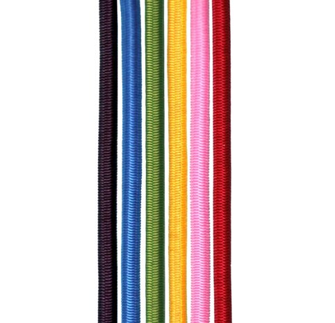 100 meter Elastisch Touw - 4 mm - Rood - elastiek op rol