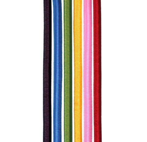 100 meter Elastisch Touw - 4 mm - Blauw - elastiek op rol