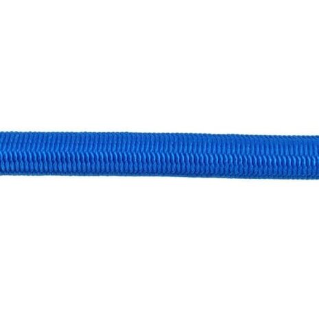 100 meter Elastisch Touw - 3 mm - Blauw - elastiek op rol