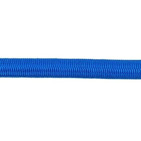 100 meter Elastisch Touw - 3 mm - Blauw - elastiek op rol