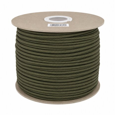 Elastisch Touw - 6mm - Camo groen - 50 meter op rol