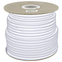 Elastisch Touw - 6 mm - WIT - elastiek per meter