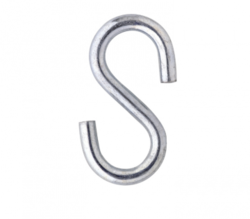 S haak - 33x2.5mm - Per stuk