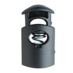 Bevestigingsclip met Veer voor koord - 22mm ovaal