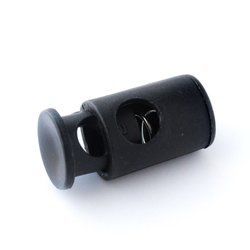 Bevestigingsclip met Veer voor koord - 20mm rond