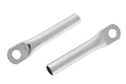 8mm Metalen bevestiging voor elastiek - Met Oog