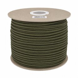 Elastisch Touw - 6mm - Camo groen - 100 meter op rol