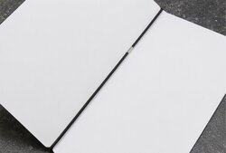 Rond elastiek 58cm omtrek- Zwart - 2,2mm - Voor A4 formaat agenda's of boek