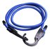 Verstelbare elastiek met haken - 1,5 meter - BLAUW - 8 mm