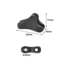 Spanner voor touw - 32mm - Kunststof - Zwart
