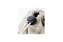 Bevestigingsclip met veer - Dubbel gat - 12mm rond - Wit